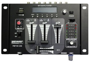 Location audio : mini table de mixage 3 voies Power Acoustics